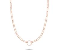 Tamaris Damen Halskette TJ-0679-N-45 aus Edelstahl in IP Roségold