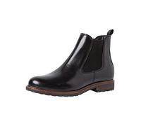 Tamaris Chelsea Boot 1-1-25056-29, Schwarzes Leder 1 25056 25 003, 36 EU