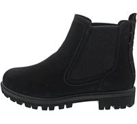 Chelseaboots TAMARIS Gr. 37, blau (navy) Damen Schuhe Schlupfstiefeletten in derber Optik (15384034-37)
