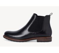 Tamaris Damen Chelsea Boots, Frauen Stiefeletten,Boots,Stiefel,Bootee,Booties,halbstiefel,Kurzstiefel,uebergangsschuhe,Black Leather,38 EU