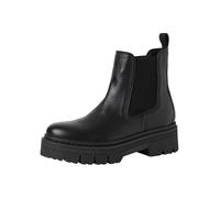 Tamaris Damen Stiefel Chelsea Boots Glattleder Schwarz Größe 37