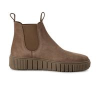 Tamaris Chelsea-Boots aus taupebraunem Leder für Damen EU41