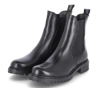Tamaris Chelsea Boots aus Leder-Mix in Black, Größe 36