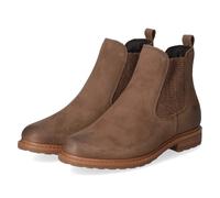 Tamaris Chelsea Boots - Gr. 37 - Braun - Rauleder