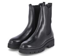 Tamaris Chelsea Boots - Gr. 37 - Schwarz - Leder & Textil