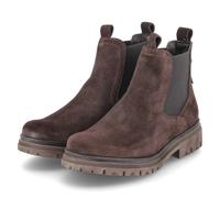Tamaris Chelsea Boots - Gr. 41 - Braun - Leder & Textil
