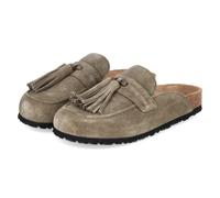 Tamaris Clogs - Gr. 36 - Grün - Rauleder