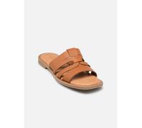 Tamaris Leder Pantoletten, braun, 38 Cuoio