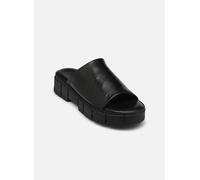 Tamaris Damen Pantolette 1-27252-42 Leder Schwarz mit Blockabsatz Größe 42