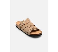 Tamaris Pantoletten Veloursleder Taupe - 37