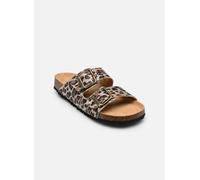 Tamaris - Pantolette mit Animalprint braun - Gr. - 36