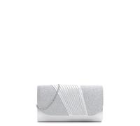 Tamaris Clutch TAS Amalia Plissee 34322 Damen Handtaschen Uni silver 830