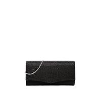 Clutch TAMARIS "Clutch TAS Amalia Stars", Damen, Gr. B/H/T: 25,5cm x 13cm x 6,5cm 0, schwarz (schwarz 100), Polyester, Taschen (16191150-0) schwarz 100
