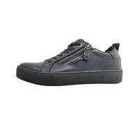 Tamaris COMFORT Damen Sneaker flach mit Reißverschluss Freizeit, Schwarz (Schwarz Nappa), 41 EU