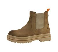 Tamaris COMFORT Damen Winterstiefel ohne Absatz aus Leder Wasserabweisend, Braun (Camel Nubuc), 41 EU