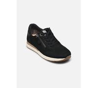 Tamaris COMFORT Damen Sneaker flach aus Leder mit Reißverschluss, Blau (Navy), 36 EU