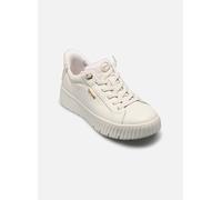 Tamaris Comfort Damen Step IN Leder Sneaker flach zum Schlupfen Wide Fit, Weiß (Offwhite), 42 EU