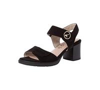 Tamaris Comfort Damen 8-8-88313-20-1 Sandale mit Absatz, Black, 38 EU