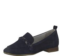 Tamaris Comfort Damen 8-84200-20 Leder Comfort Fit Wechselfußbett Damenschuh mit Kette Alltagsschuhe Business Slipper
