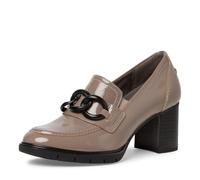 Tamaris Comfort Damen 8-84403-41 Leder Comfort Fit Wechselfußbett Damenschuh mit Kette Alltagsschuhe Business Pumps