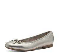Tamaris COMFORT Damen Ballerinas aus Leder mit Schleife, Gold (Lt Gold), 41 EU