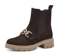TAMARIS COMFORT Damen Chelsea Boots aus Leder Ungefüttert, Braun (Mocca Suede), 37 EU