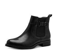 Tamaris COMFORT Damen Chelsea Boots mit Reißverschluss Herbst, Schwarz (Black), 37 EU