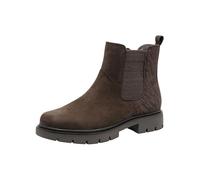 Tamaris Comfort Damen Chelsea Boots mit Reißverschluss Klassisch, Braun (Mocca Comb), 37 EU