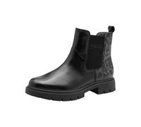 Tamaris Comfort Damen Chelsea Boots mit Reißverschluss Klassisch, Schwarz (Black Comb), 38 EU