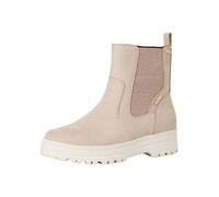 Tamaris COMFORT Damen Chelsea Boots Winter mit Reißverschluss Comfort Fit, Beige (Ivory), 37 EU