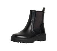 Tamaris COMFORT Damen Chelsea Boots Winter mit Reißverschluss Comfort Fit, Schwarz (Black Nappa), 37 EU