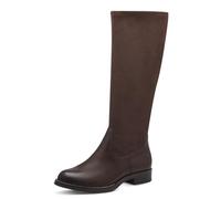 Tamaris COMFORT Damen Hohe Stiefel ohne Absatz mit Reißverschluss Elegant, Braun (Chestnut), 40 EU