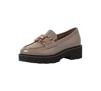 Tamaris Comfort Damen Loafer mit Plateau aus Leder Business