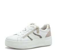 Tamaris Damen Plateau Sneaker für Damen, weiß, Gr. 37 EU