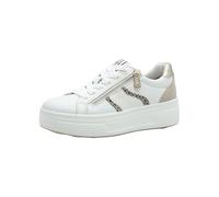 Tamaris COMFORT Damen Plateau-Sneaker mit Reißverschluss Low-Top Beige Comb Größe 39 EU
