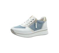 Tamaris Comfort Damen Plateau Sneaker mit Reißverschluss Sportlich, Mehrfarbig (Jeans Comb), 39 EU