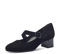 Tamaris Comfort Damen Pumps mit Riemen aus Leder Mary Jane, Schwarz (Black), 37 EU
