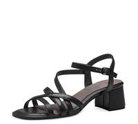 Tamaris COMFORT Damen Sandalen mit Absatz aus Leder mit verstellbarem Riemen