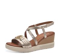 Tamaris COMFORT Damen Sandalen mit Keilabsatz aus Leder Bequem