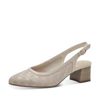 Tamaris Comfort Damen Slingpumps aus Leder Elegant, Rosa (Old Rose), 39 EU