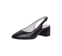 Tamaris Comfort Damen Slingpumps aus Leder Elegant, Schwarz Nappa 1 (Schwarz), 38 EU
