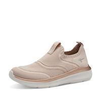 Tamaris Comfort Damen Slip On Sneaker zum Schlupfen Vegan, Beige (Beige), 37 EU