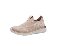 Tamaris Comfort Damen Slip On Sneaker zum Schlupfen Vegan, Beige (Beige), 41 EU