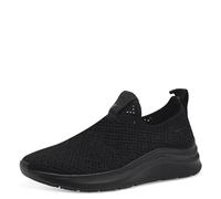 Tamaris Comfort Damen Slip On Sneaker zum Schlupfen Vegan, Schwarz (Black), 36 EU