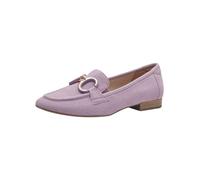 Tamaris Comfort Damen Slipper aus Leder mit Blockabsatz, Lila (Lavender), 39 EU