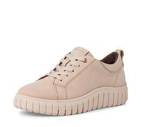 Tamaris Comfort Damen Sneaker flach aus Leder Comfort Fit