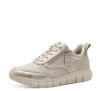 Tamaris Comfort Damen Sneaker flach aus Leder mit Reißverschluss