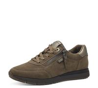 Tamaris Comfort Damen Sneaker flach mit Schnürsenkeln mit Reißverschluss