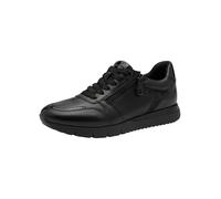 Tamaris Comfort Damen Sneaker flach Rund mit Reißverschluss, Schwarz (Black), 41 EU