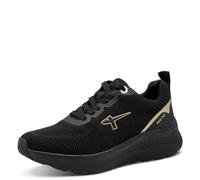 Tamaris Comfort Damen Sneaker flach Sportlich Leicht, Schwarz (Black Uni), 36 EU
